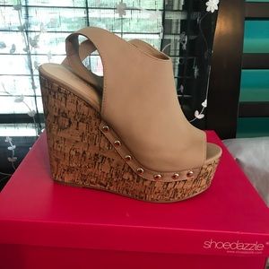Shoe Dazzle Wedges. NWT